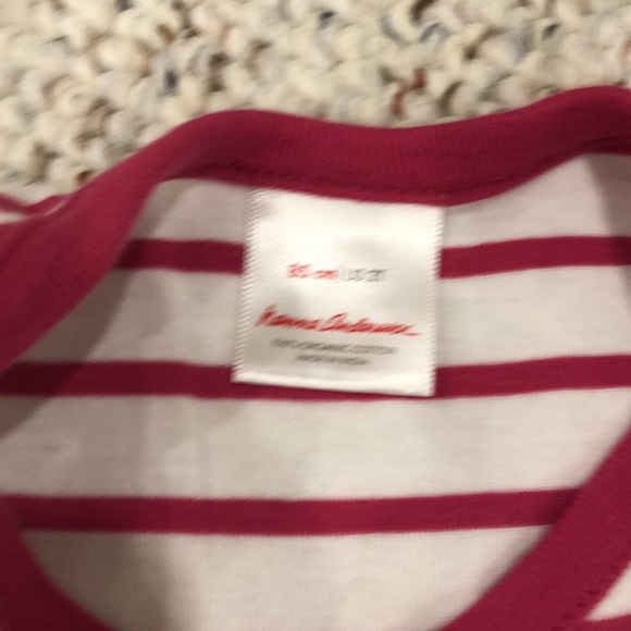 HANNA ANDERSSEN PINK WHITE STRIPED DRESS 2T - Picture 4 of 4